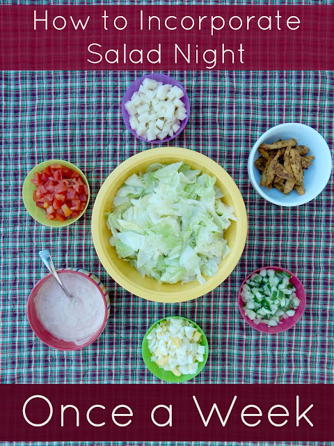 how to incorporate salad night once a week (sweetandsavoryfood.com)