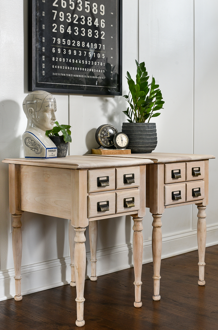 raw wood look drop leaf tables