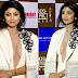 Shilpa Shetty Spicy Cleavage Exposed In White Outfit In Awards Show.