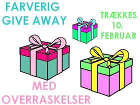 Give away her på bloggen!