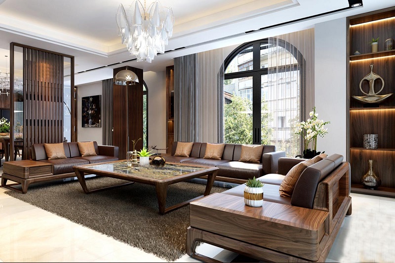 Mẫu ghế sofa cho người mạng Mộc 04