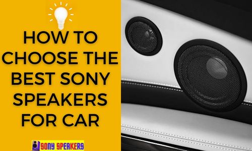 Sony Speakers for Car