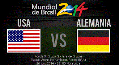 resultado final Estados Unidos vs Alemania