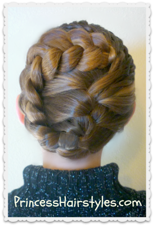 fancy up do hair styles