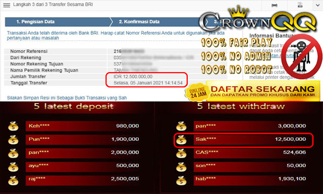 CrownQQ Agen DominoQQ BandarQ dan Domino99 Online Terbesar