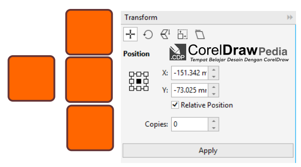 Tutorial Dasar Cara Menggunakan Fitur Transformasi Objek di CorelDraw