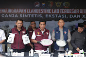 Terungkap Oleh Polri dan Polda Jatim Pabrik Narkoba Di Malang Berkedok Kantor EO