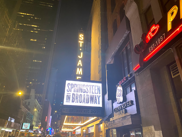 Springsteen On Broadway at the St James At Night