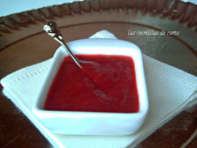 Coulis de frambuesa