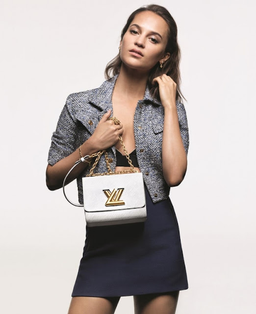 Alicia Vikander - As novas bolsas de Louis Vuitton