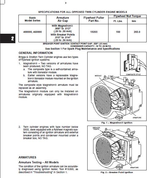 repair-manuals: Briggs and Stratton Twin Cylinder "L" Head