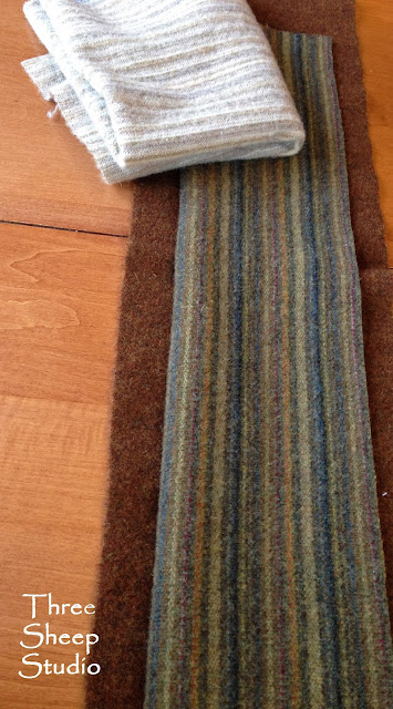 Wool For A Long Table Runner - ThreeSheepStudio.com