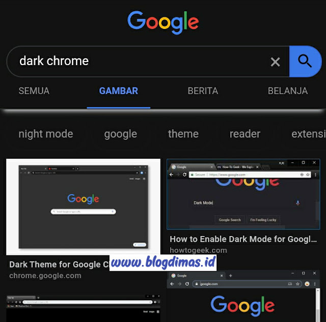 Cara Mengganti Tema Chrome Di Android Menjadi FULL DARK MODE