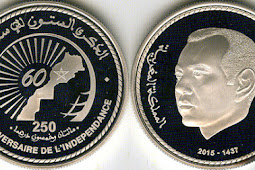 Morocco 250 dirhams 2015 - 60th Anniversary of the Independence