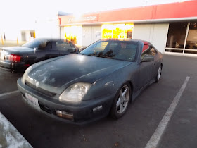 Oxidized Honda Prelude before paint at Almost Everything Auto Body.