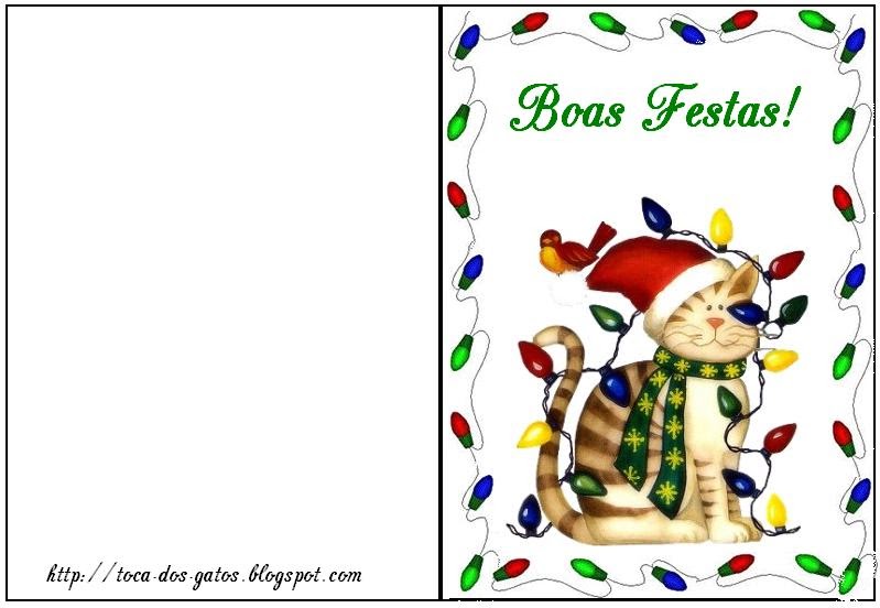 Toca-dos-Gatos: Kit de Natal - para imprimir