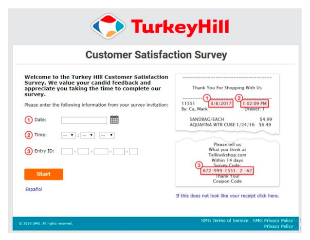 Turkey Hill Guest Satisfaction Survey