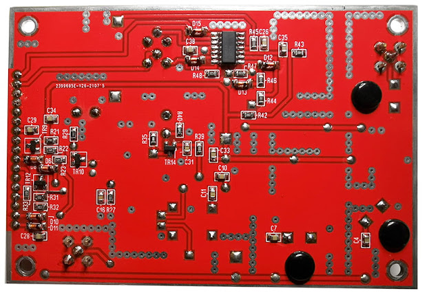 Cascode IF Amplifier PCB underside version 2.0