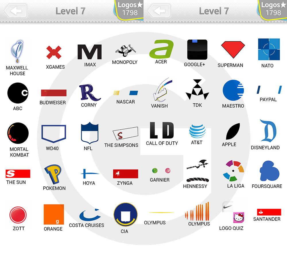 well known logos quiz