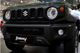 tampak depan suzuki jimny