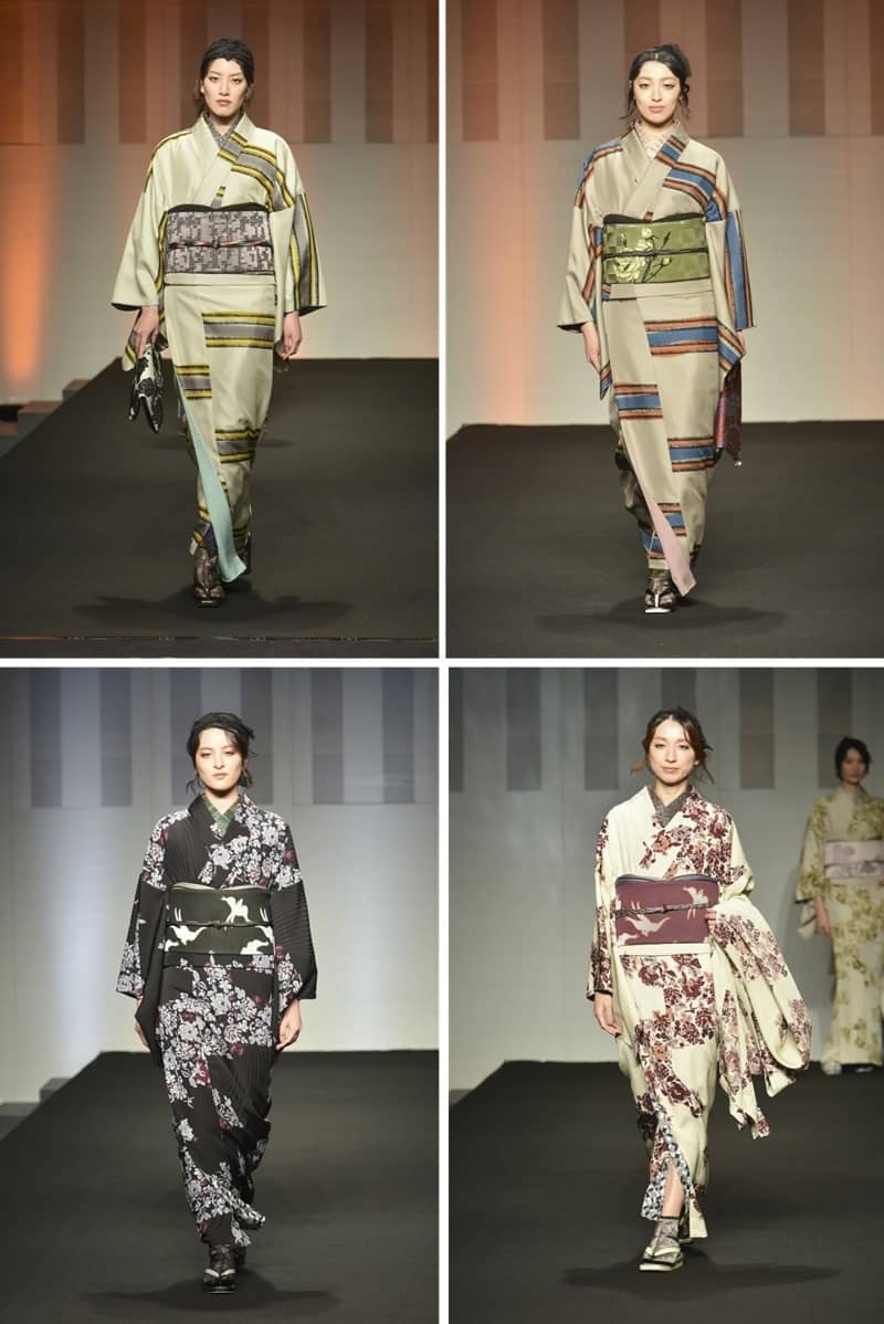 Modern Kimono designed by Jotaro Saito for Autumn/Winter Collection