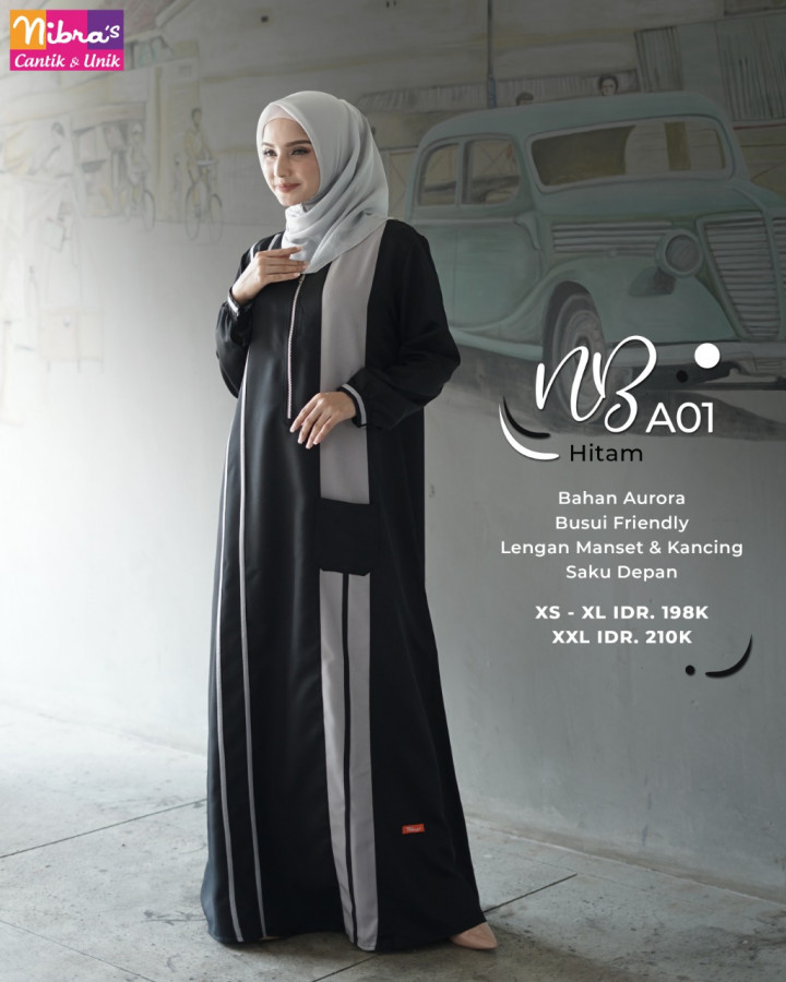  BAJU  MUSLIM PROMO GAMIS  NIBRAS  TEERBARU NB A01