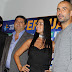 Brindisi, Vargas y Milito, en la recepción de Guardiola