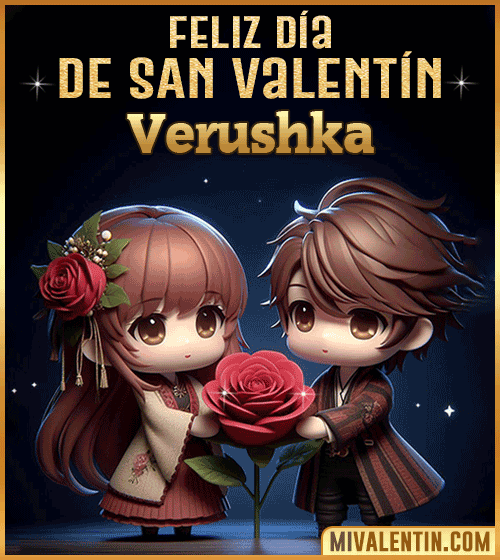 Imagen Gif feliz día de San Valentin Verushka
