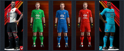 PES 2013 Feyenoord Rotterdam kits 16-17 by Radymir