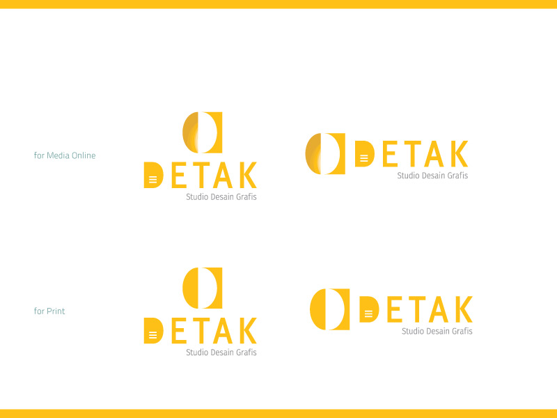 Case Study : Desain Logo Detak Studio Desain (Personal 