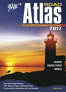 AAA 2017 Road Atlas Canada, United States, Mexico