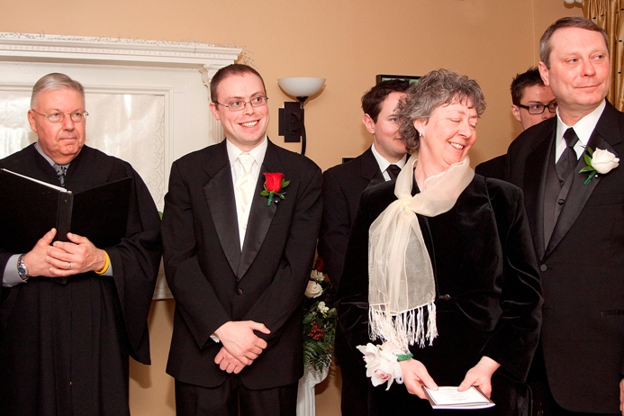 indoor wedding ceremony