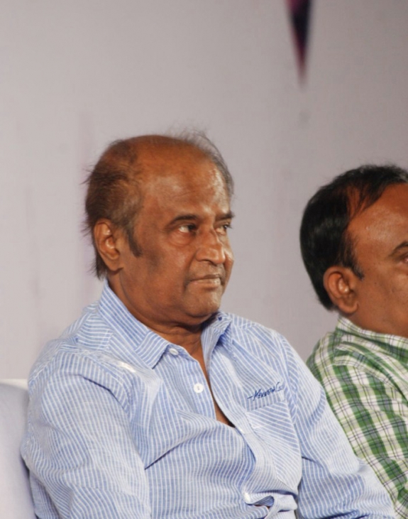 Tamil Superstars Actor Rajinikanth At Iyal Awards In Italy wallpapers