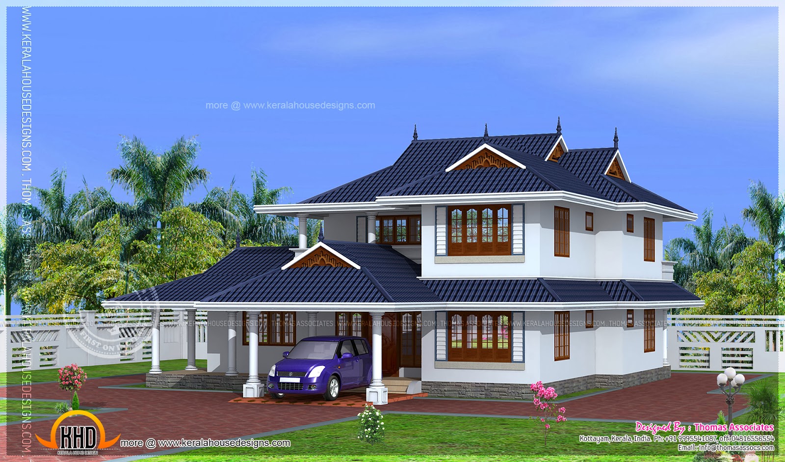 204 Square Meter Kerala Model House Design Kerala Home Design