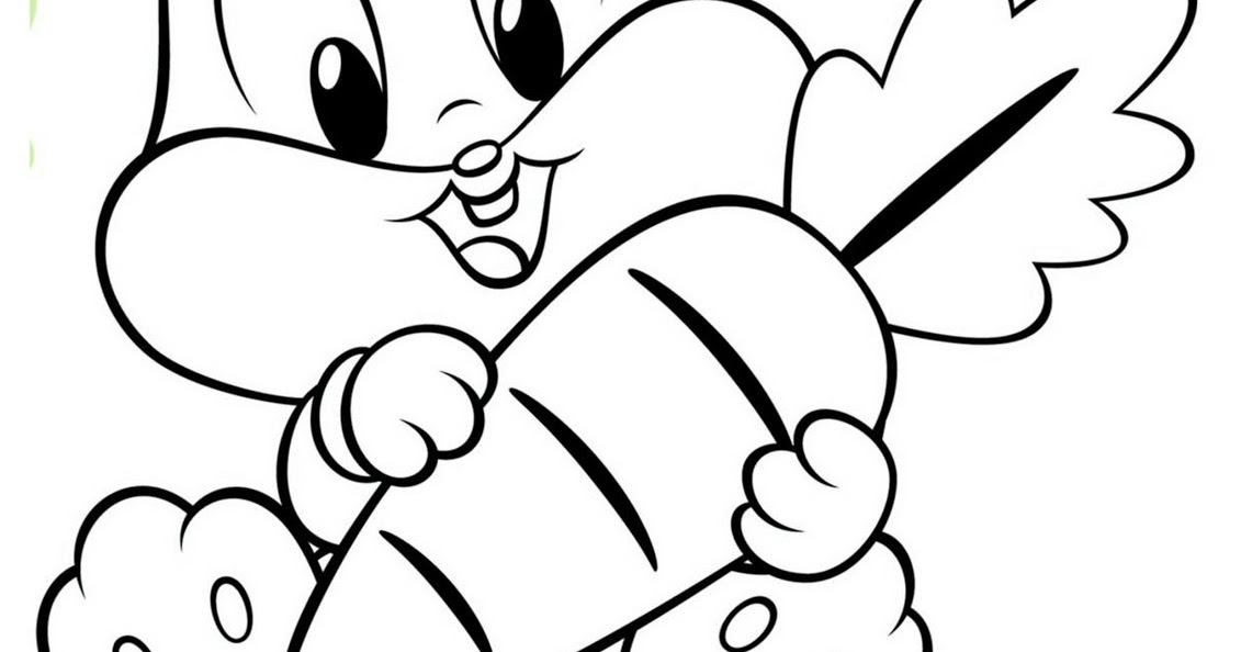 Dibujos Para Colorear Dibujo Para Colorear Bebe Bugs Bunny