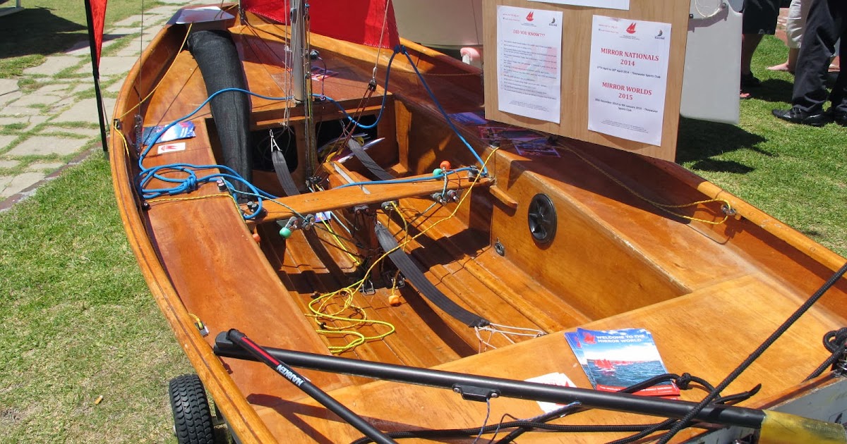 On Tues: Knowing Mirror dinghy boat kit