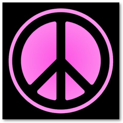 simbolo de paz y amor. signo de amor y paz. simbolo