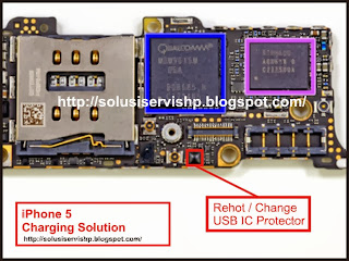 iPhone 5 Not Charging / fake charging USB IC 