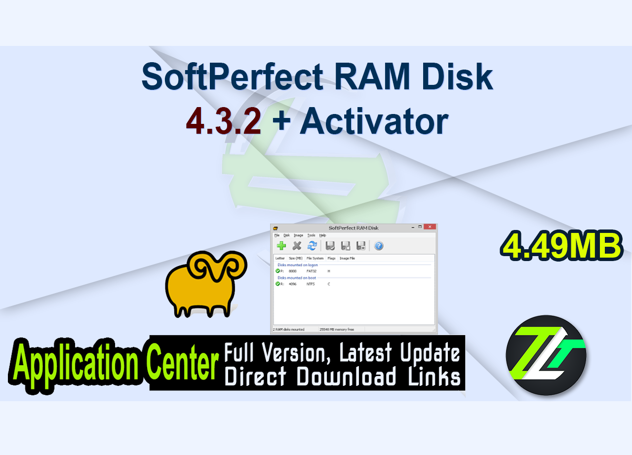 SoftPerfect RAM Disk 4.3.2 + Activator