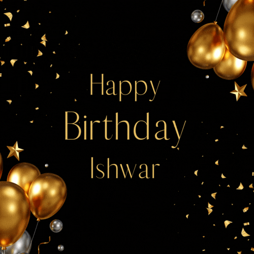 Happy Birthday Ishwar (Animated gif)