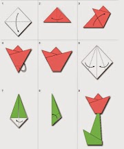 17+ Cara Membuat Origami Bunga, Koleksi Populer!