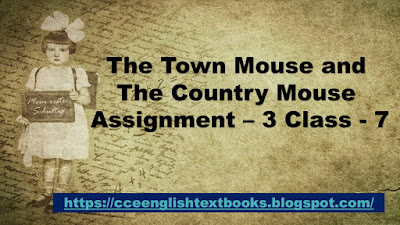 The Town Mouse and the Country Mouse Assignment - 3