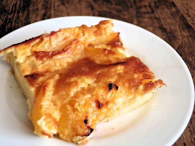 clafoutis, nectarine