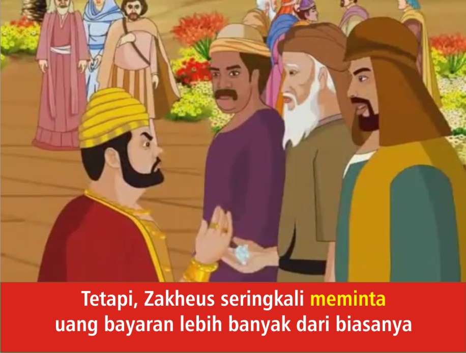 Komik Alkitab Anak: Tuhan Yesus Bertemu Zakheus