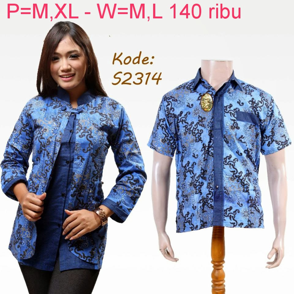  Baju  Couple  Batik Modern Model Terbaru Model Baju  Batik