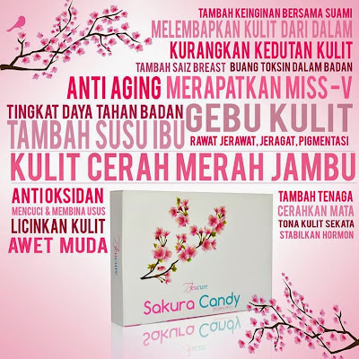 Sakura Candy - Mencerah dan Menjaga Dalaman Wanita 