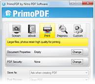 برنامج PrimoPDF لتحويل و انشاء الكتب الالكترونية