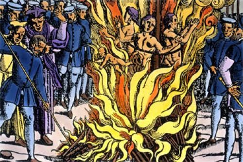 Witches And Sorcerers Burned In 1590 England