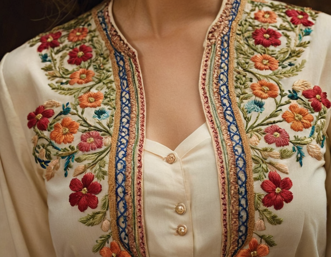 Embroidery Designs for Blouse Sleeves