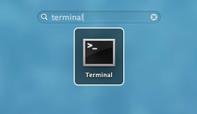 terminal window in mac